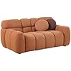 Boucle Tufted Love Seat Comfy Upholstered