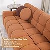 Boucle Tufted Love Seat Comfy Upholstered