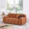 Boucle Tufted Love Seat Comfy Upholstered