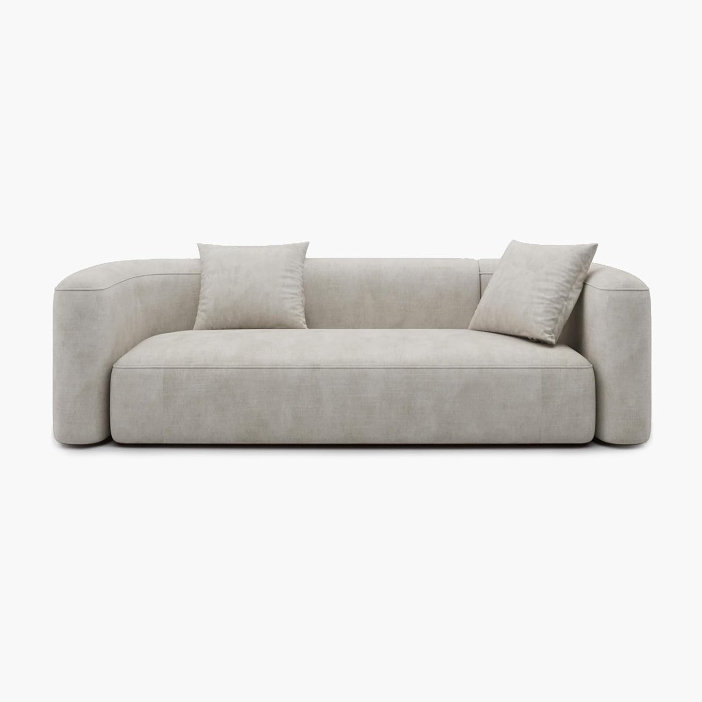 Minimalist Luxury Modern Tight Curved Style Comfy Couch