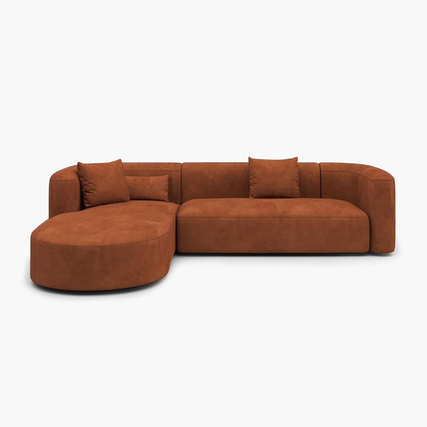 Minimalist Luxury Modern Tight Curved Style Comfy Couch