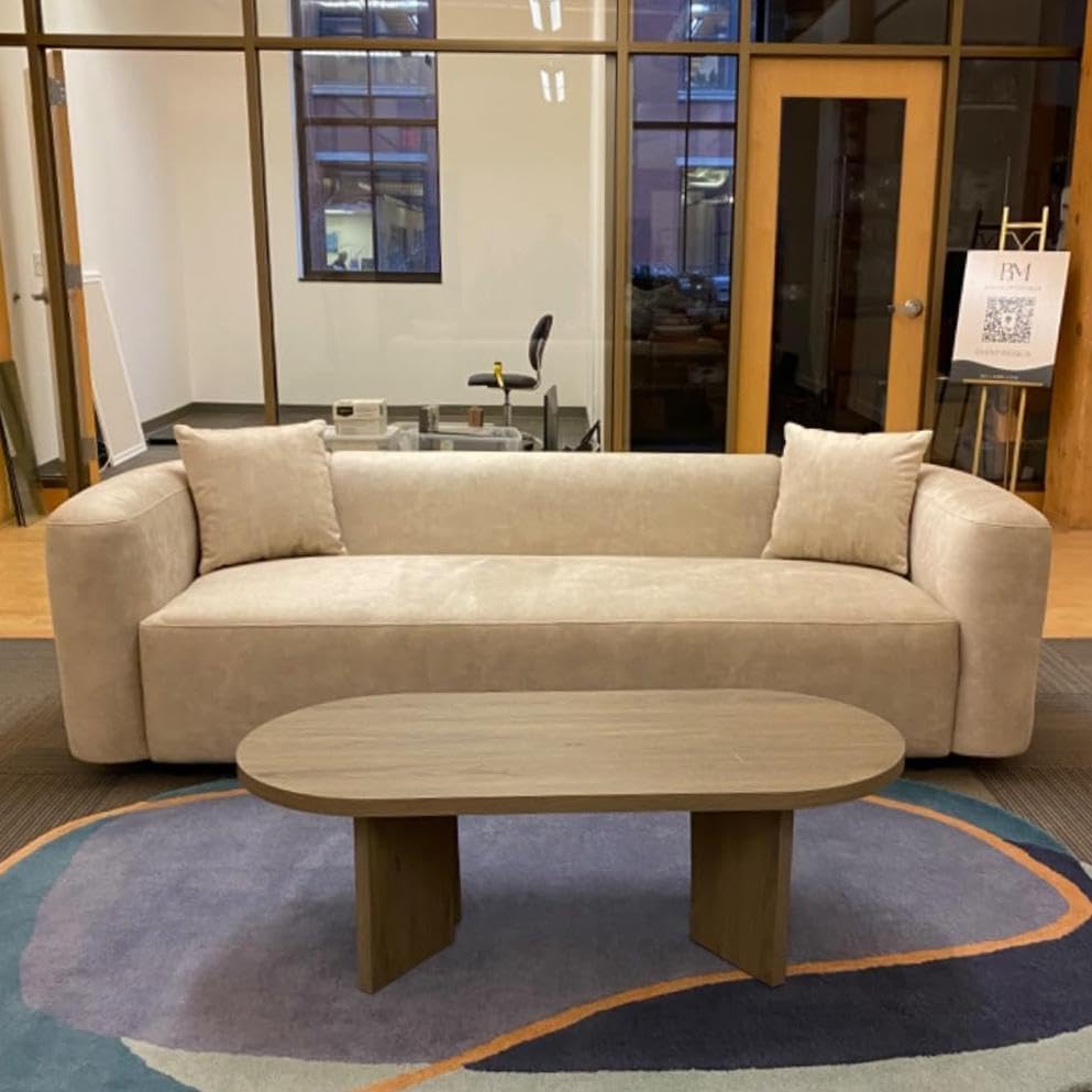 Minimalist Luxury Modern Tight Curved Style Comfy Couch