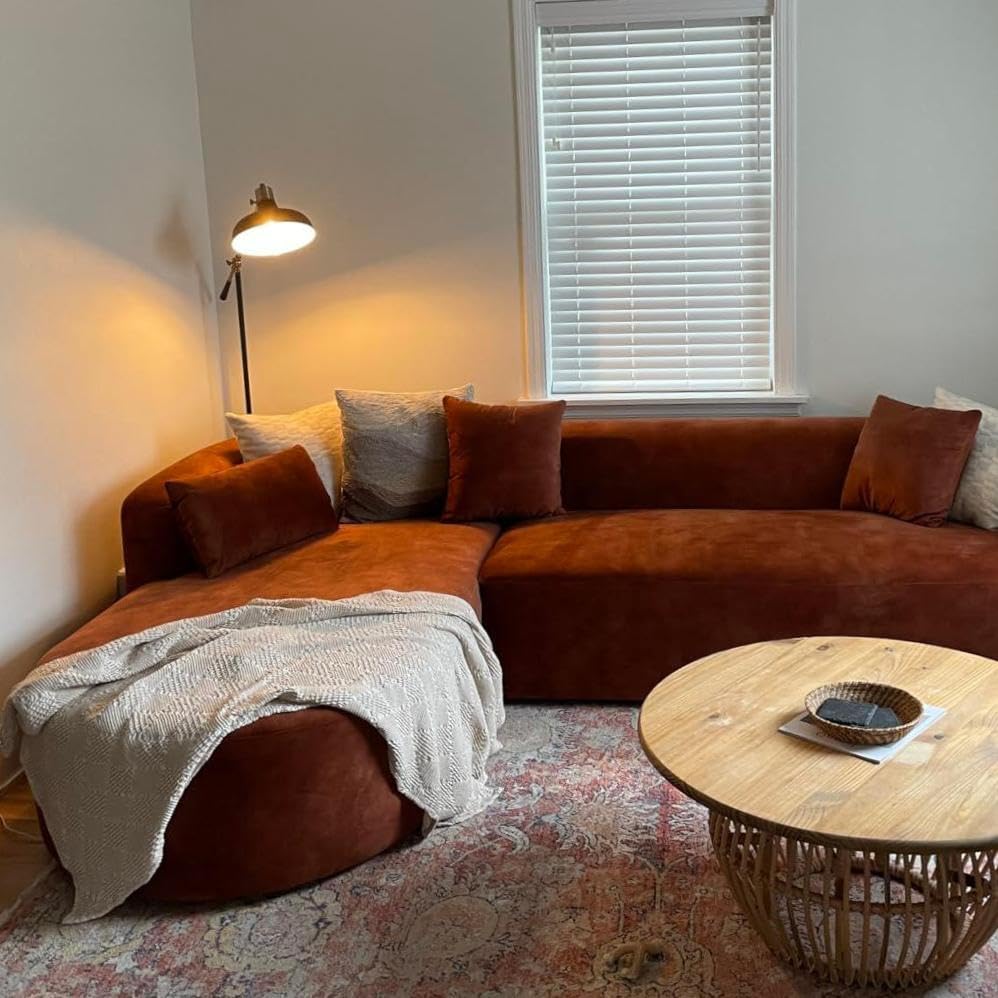 Minimalist Luxury Modern Tight Curved Style Comfy Couch