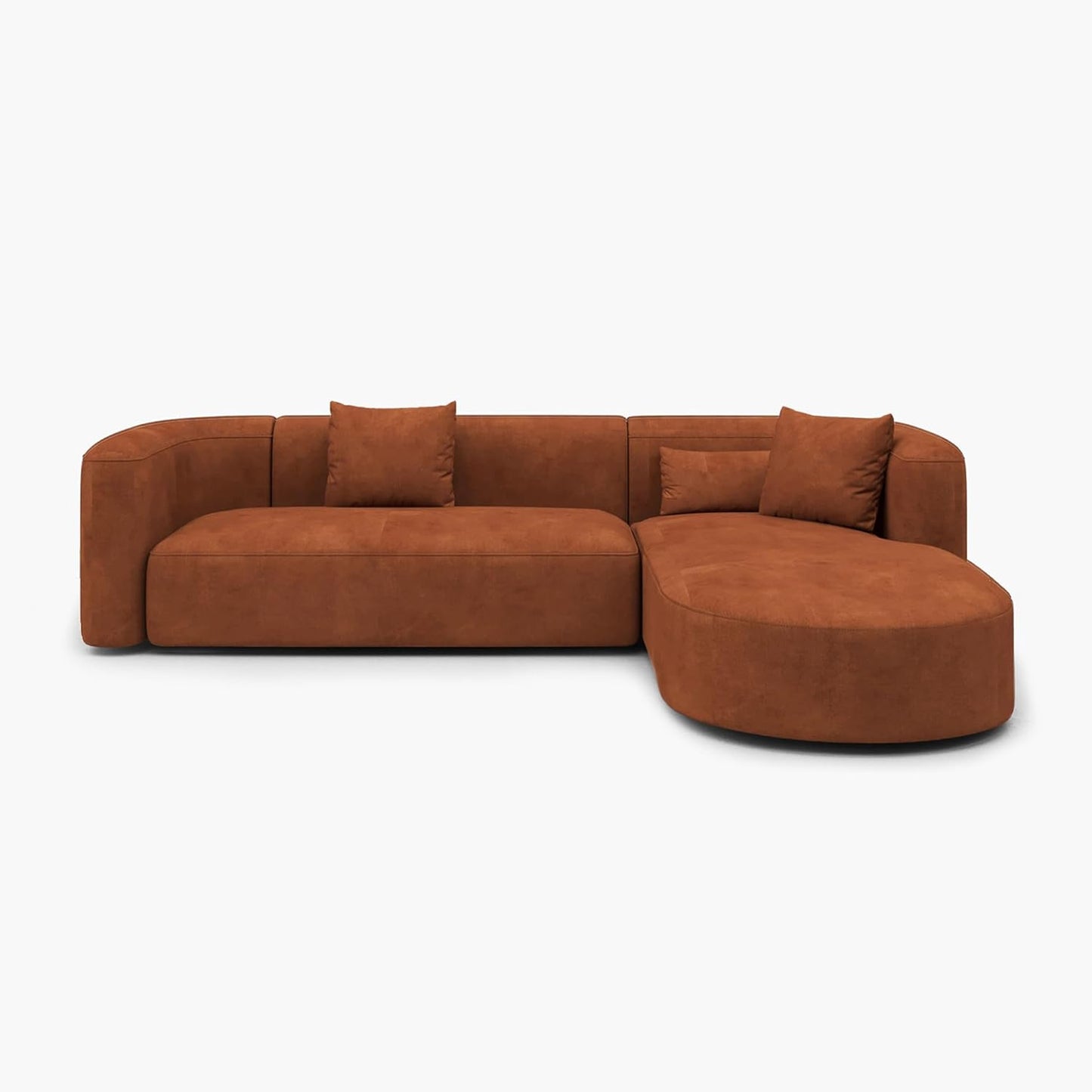 Minimalist Luxury Modern Tight Curved Style Comfy Couch