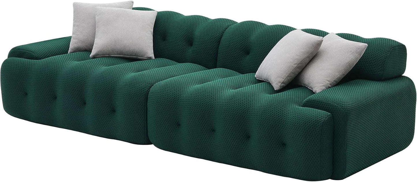Compressed Couch with Deep Seat