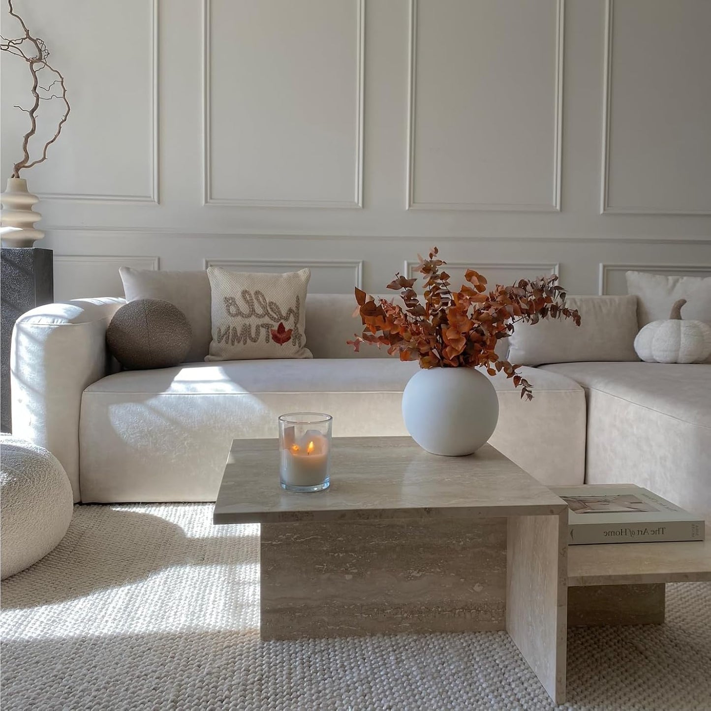 Minimalist Luxury Modern Tight Curved Style Comfy Couch