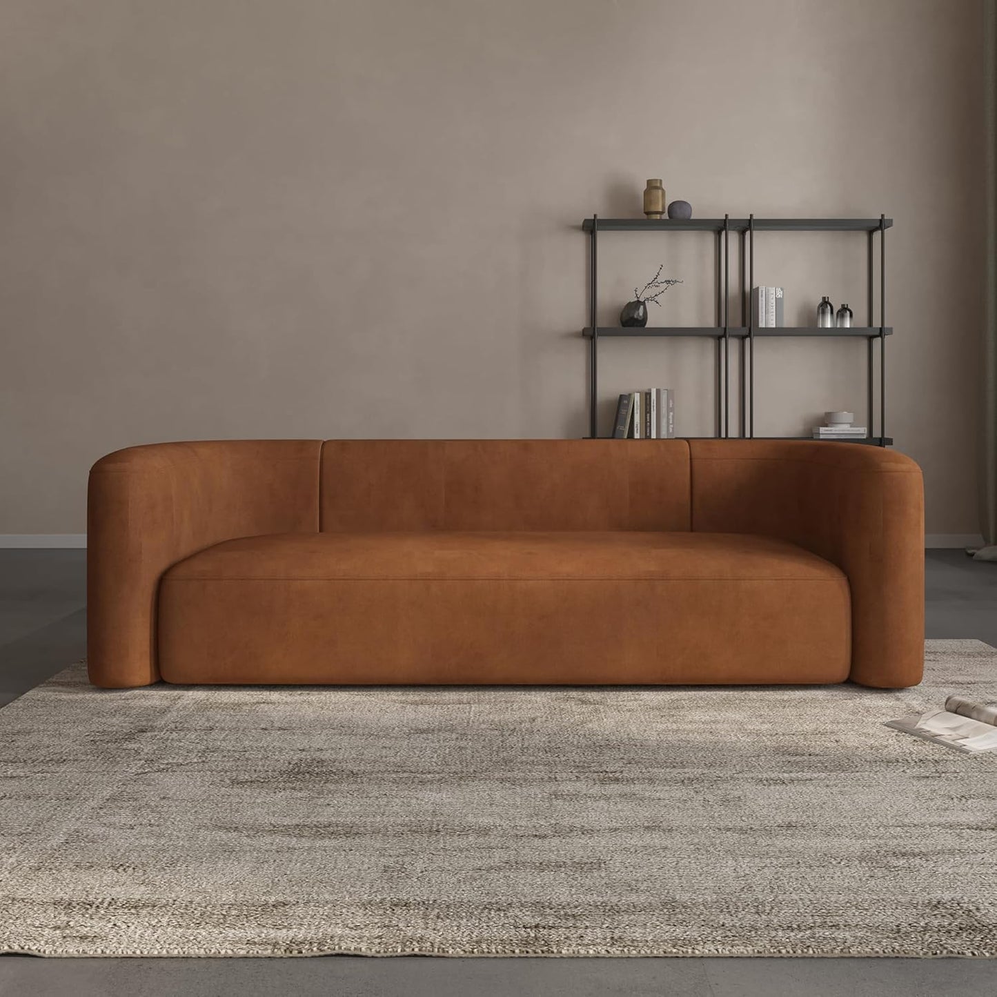Minimalist Luxury Modern Tight Curved Style Comfy Couch