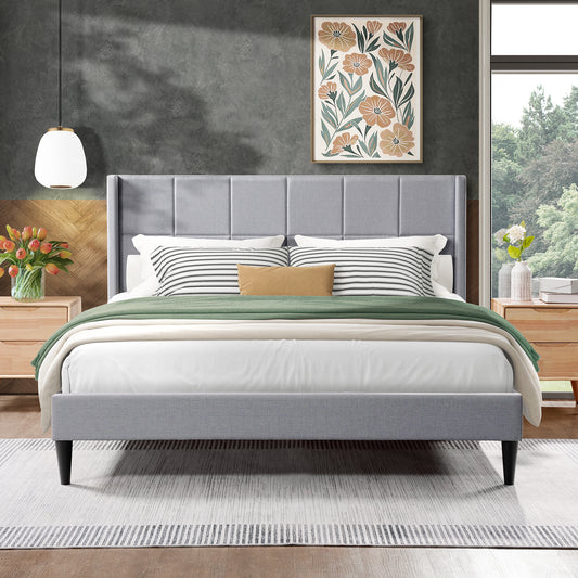 Furco Luma Upholstery Queen Size Bed