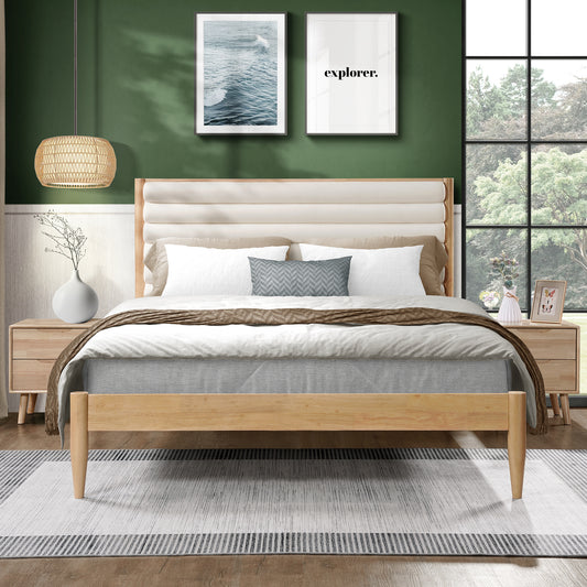 Furco Winterfell Upholstery Queen Size Wooden Bed
